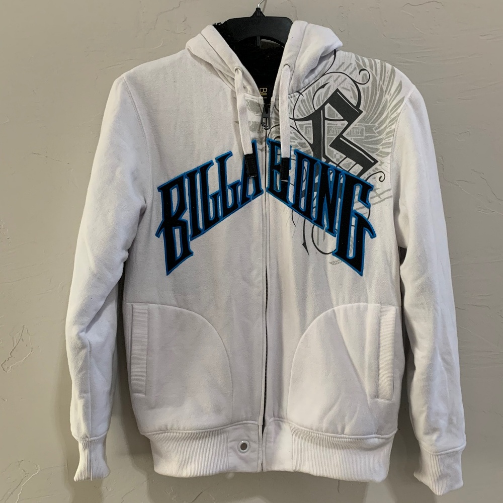 Billabong Fur-Lined Zippered Hoodie